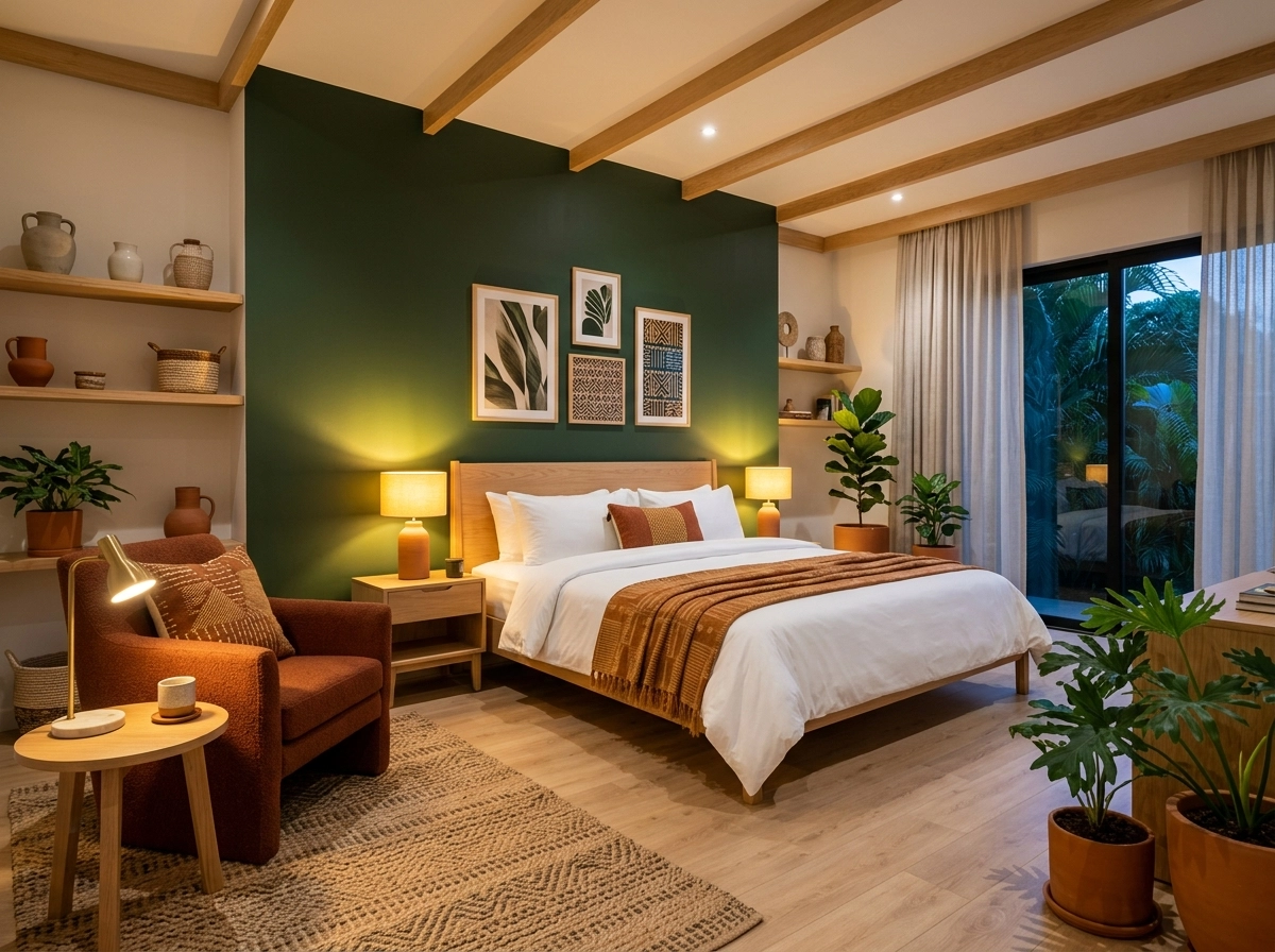 Executive room with a sitting area